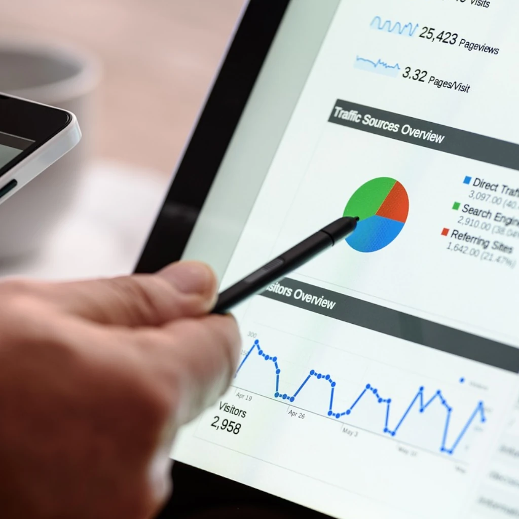 Como a Halo Inteligência em Gestão pode ajudar a sua empresa a se destacar com marketing de conteúdo Imagem de um gráfico extraído de um relatório do Google Analytics ilustrando o texto Como a Halo Inteligência em Gestão pode ajudar a sua empresa a se destacar com marketing de conteúdo